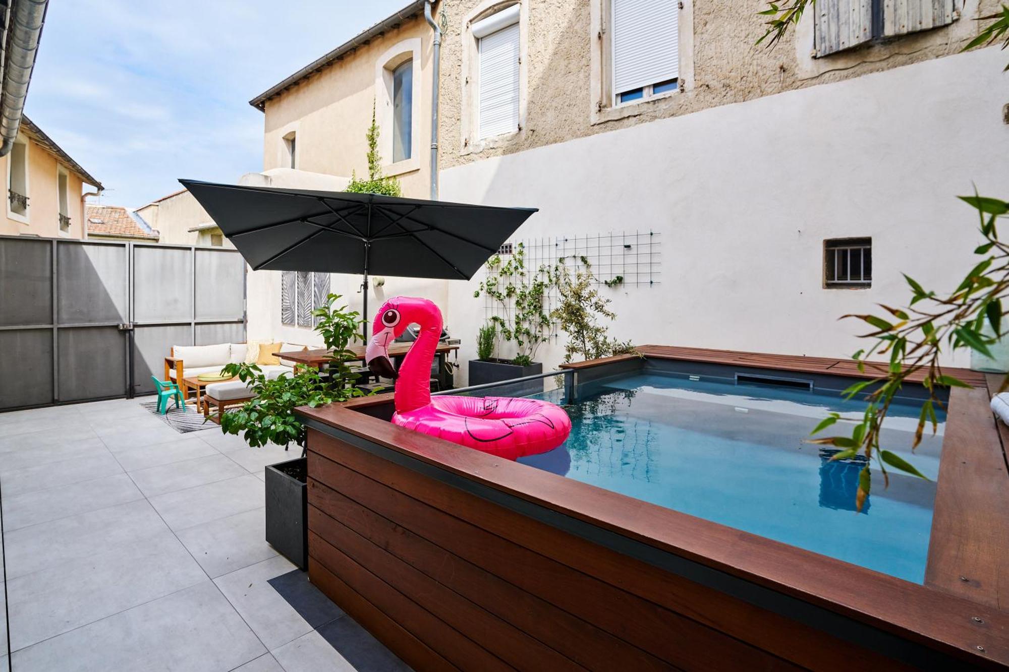 Maison De Ville Moderne Climatisee Avec Piscine Morieres-les-Avignon Eksteriør billede