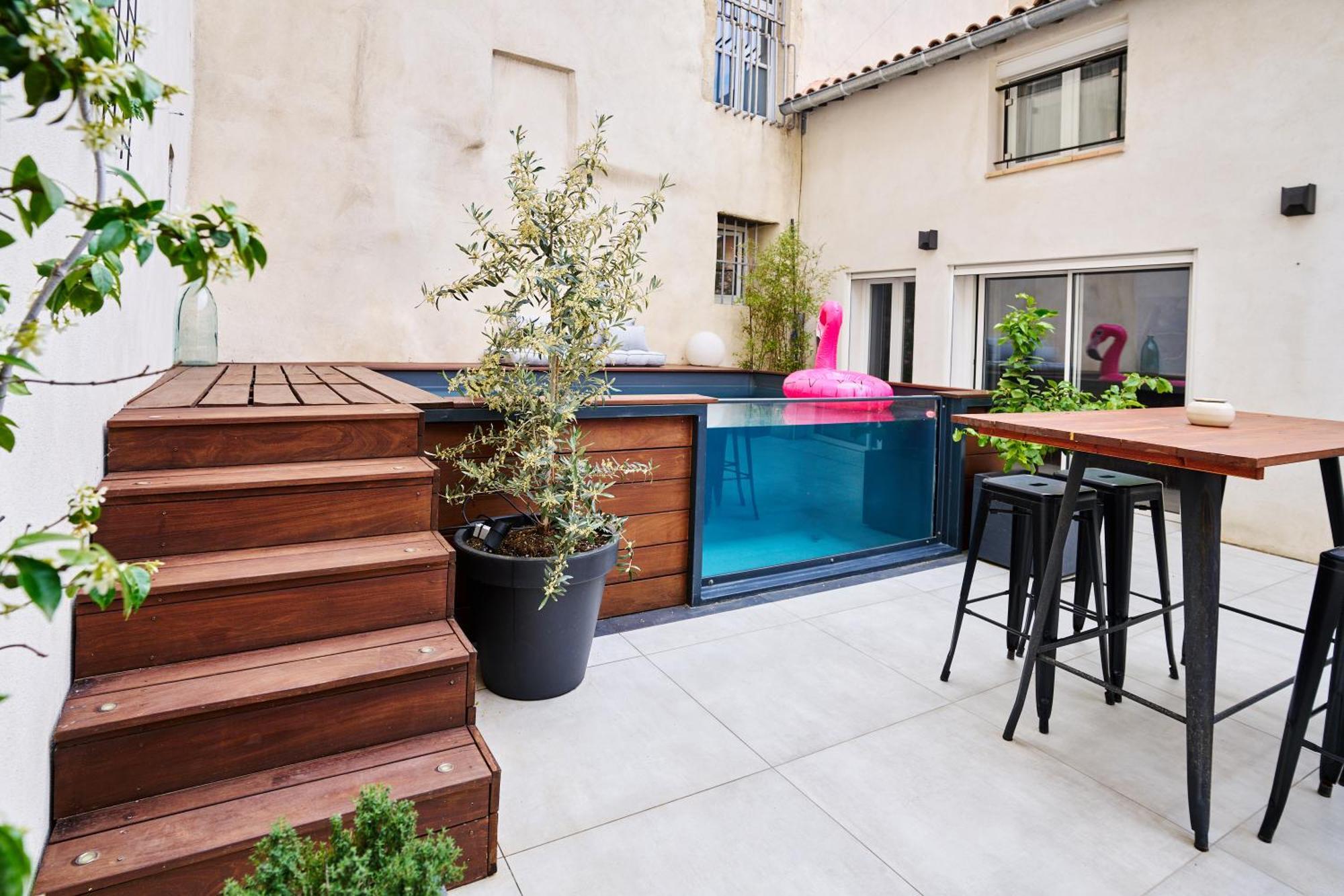 Maison De Ville Moderne Climatisee Avec Piscine Morieres-les-Avignon Eksteriør billede